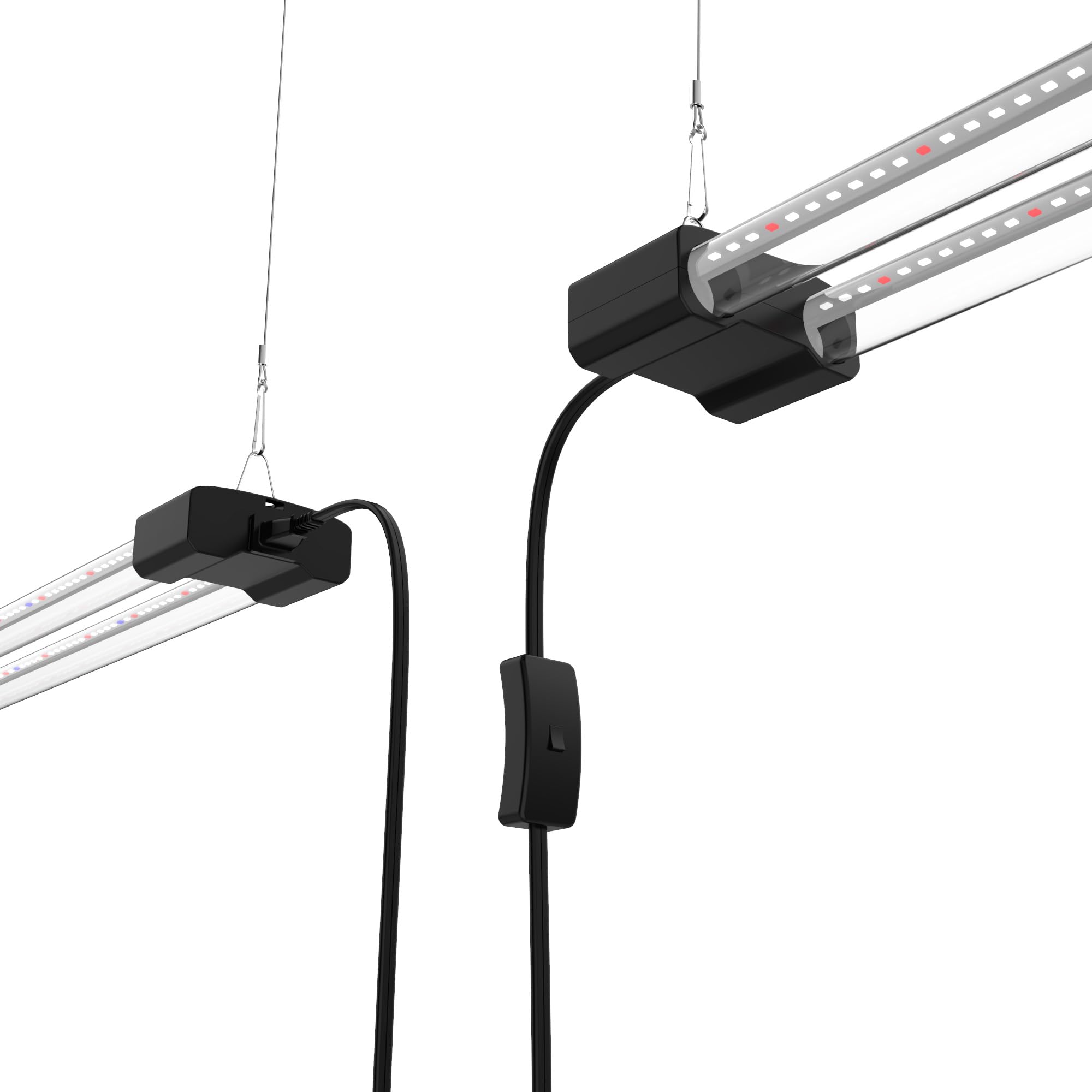 Dymond Boostgro Led Seed Starter Grow Light 4Ft Full Spectrum Linkable 5000K Daylight + 660Nm Red + 450Nm Blue Indoor Plant Lighting Fixture