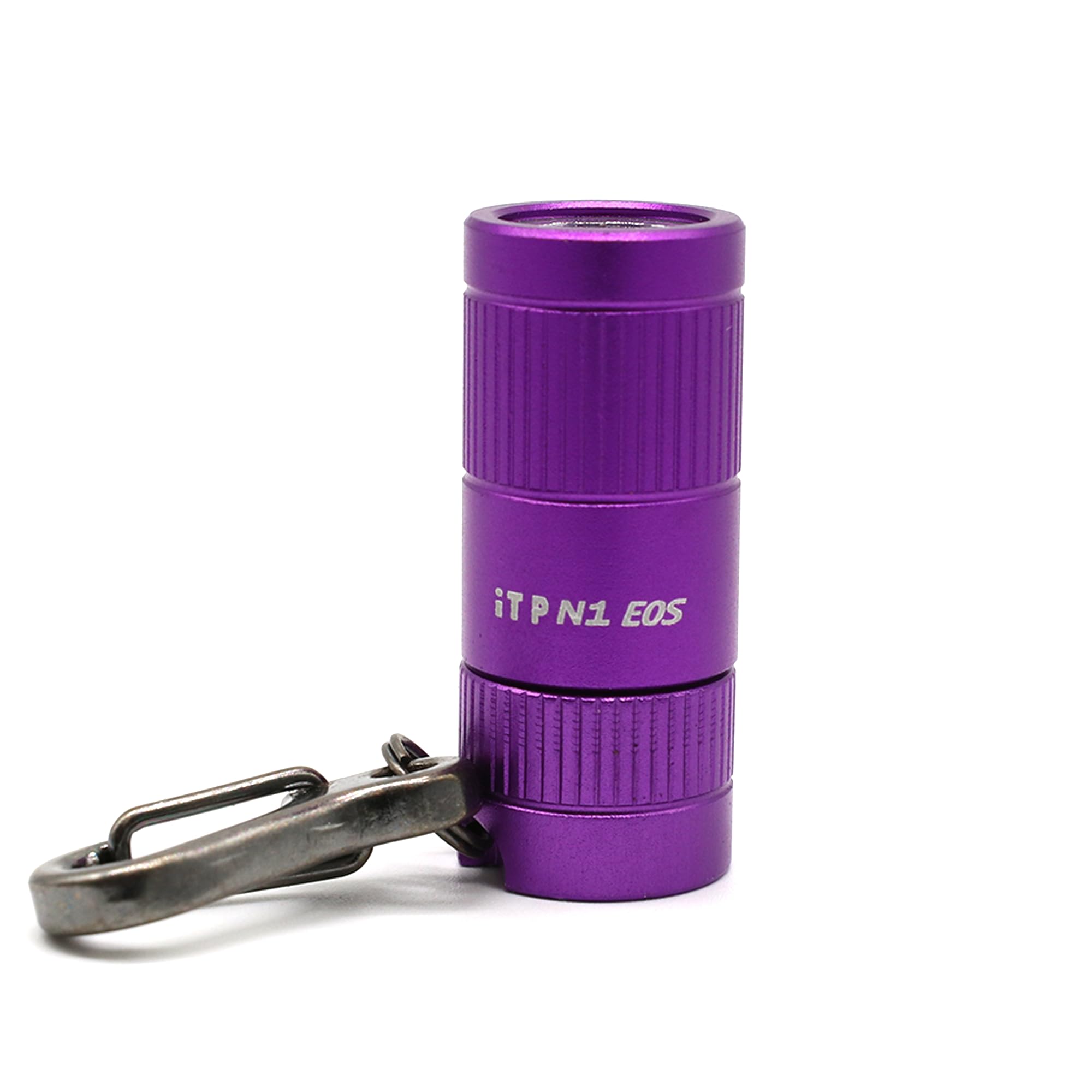 ITP iTP-N1 LED Flashlight, 165 Lumens, Aluminum, Blue, Keychain Light, Anti-Shattering & Anti-Scratching, Battery Included