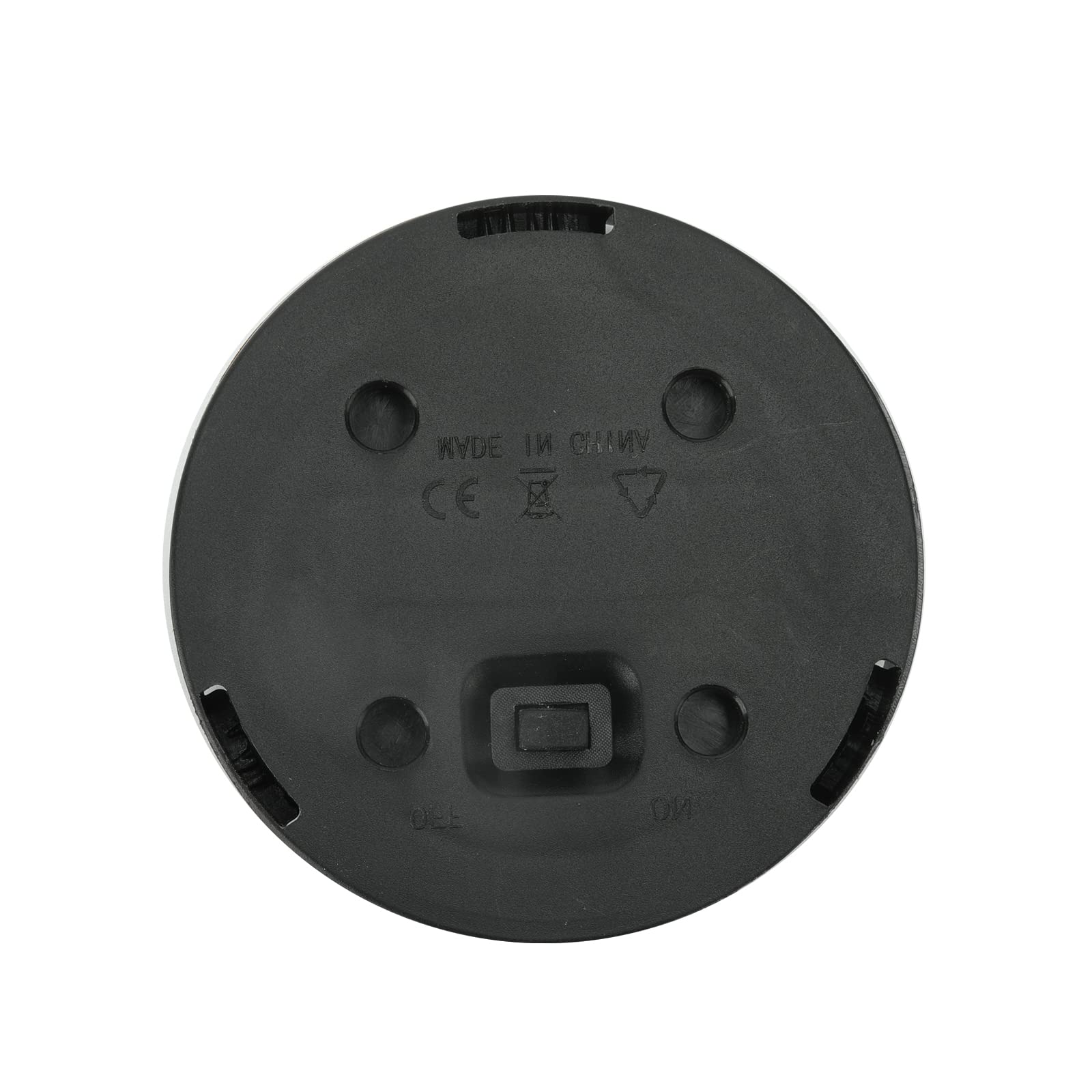 Leoduo 2 Pack Warm White LED Solar Light Parts, Waterproof Bottom Kit for Outdoor DIY Lotus Crackle Glass Globe Lamp