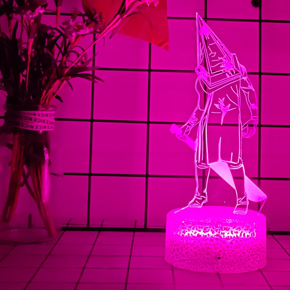 Mzcyfuy 3D Night Light, USB Desk Lamp with Remote, 16 Color Changing, Multicolor, Model ZRKJ01, Home Decor Gift for Kids