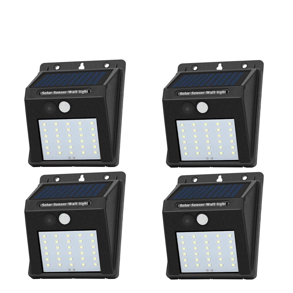 Decorman Solar Motion Sensor Lights, 30 LED, Wireless, Waterproof, Cool White, Model SWL-001 for Outdoor Use