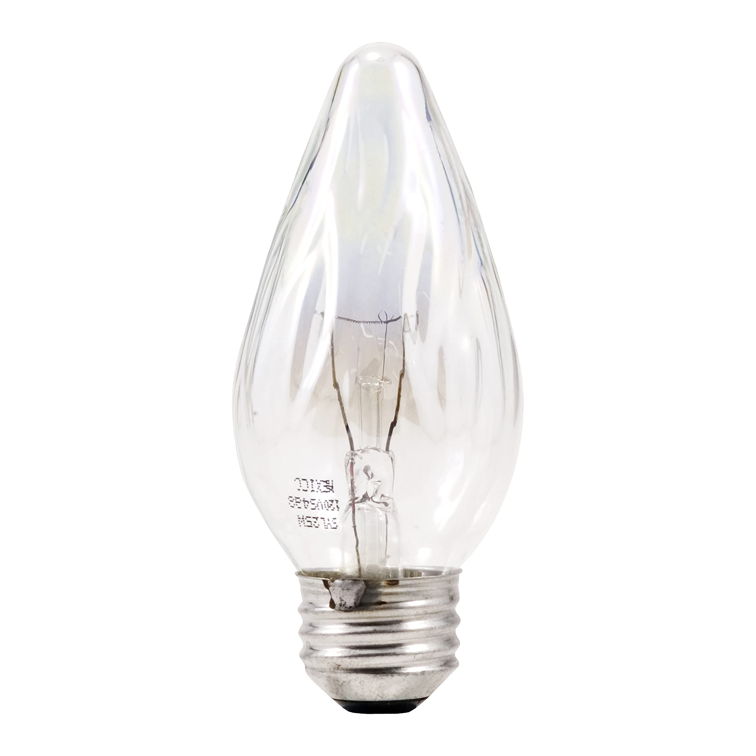 SYLVANIA F15 Incandescent Light Bulb 25W Iridescent 2 Pack Warm White Model 13821
