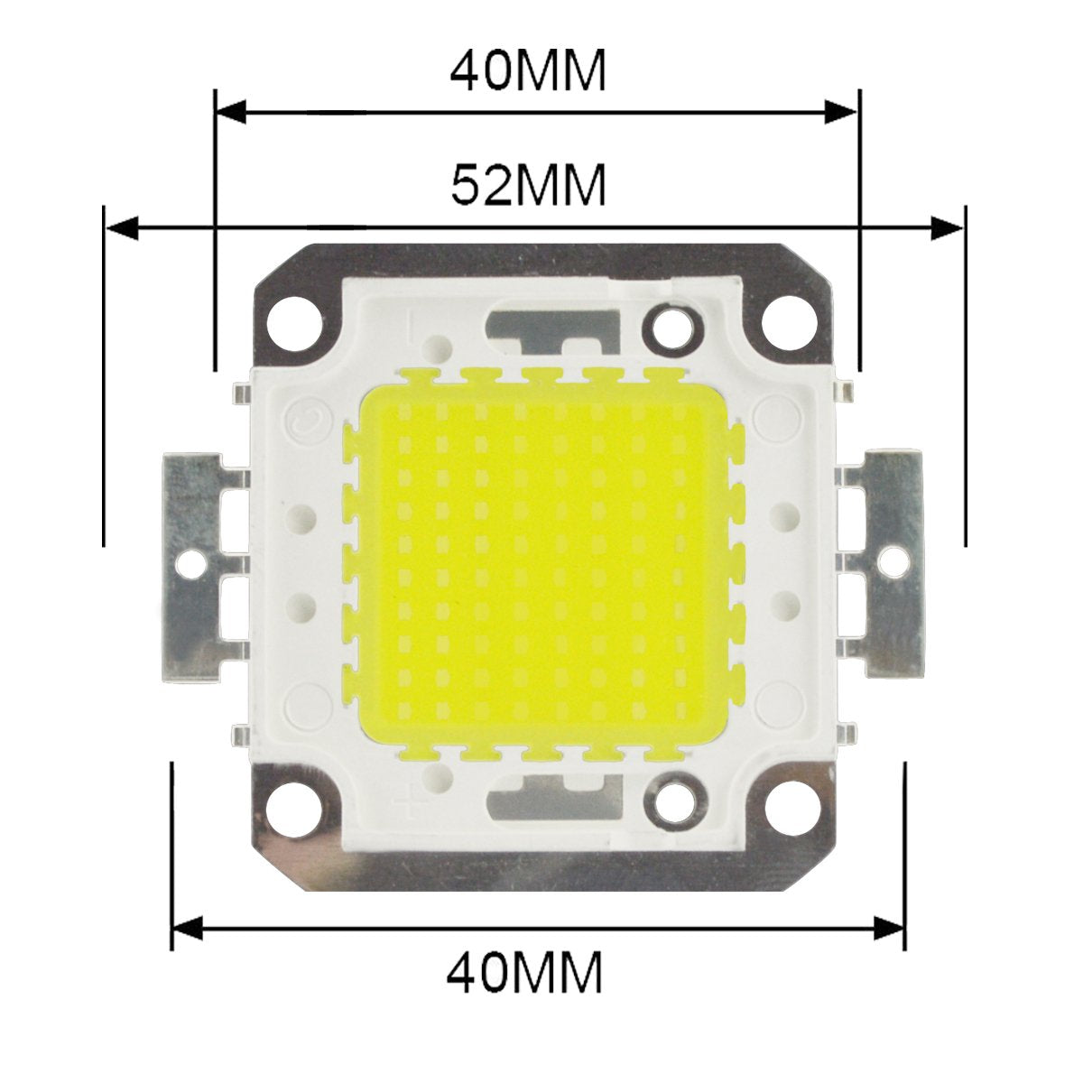 L LOHAS LED 100W LED Chip Bulb High Power Energy Saving Lamp, Cool White, Aluminum, Model LH-XP-100W-6000k, 1 Count