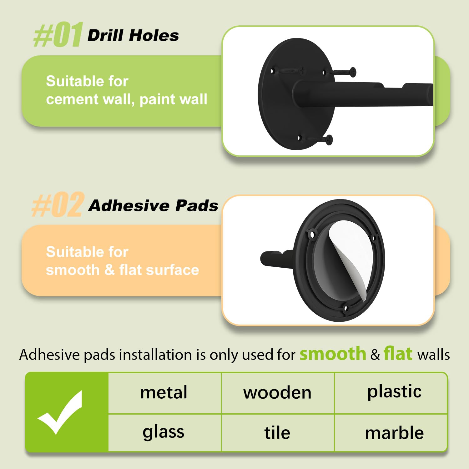TACAHE Wall Sconce - Rechargeable Cordless Lamp - 5 Brightness Levels - Remote Control - Set of 2 - Black - Model TCH-BOWS05-5000mAh