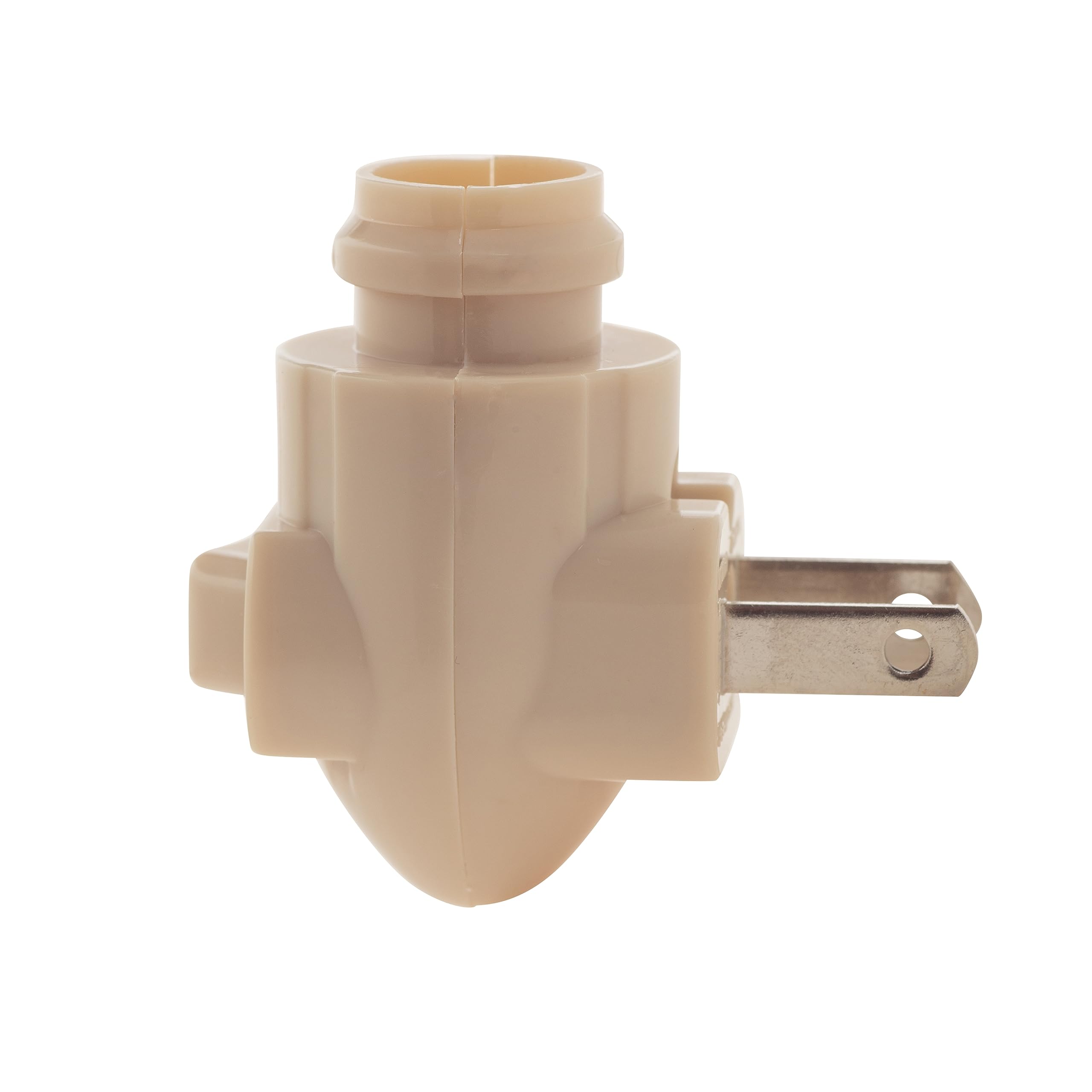 Creative Hobbies Plug In Night Light Module Includes 4 Bulbs And 4 Metal Clips, Great For Making Your Own Decorative Night Lights, Pack Of 4 (Ivory)