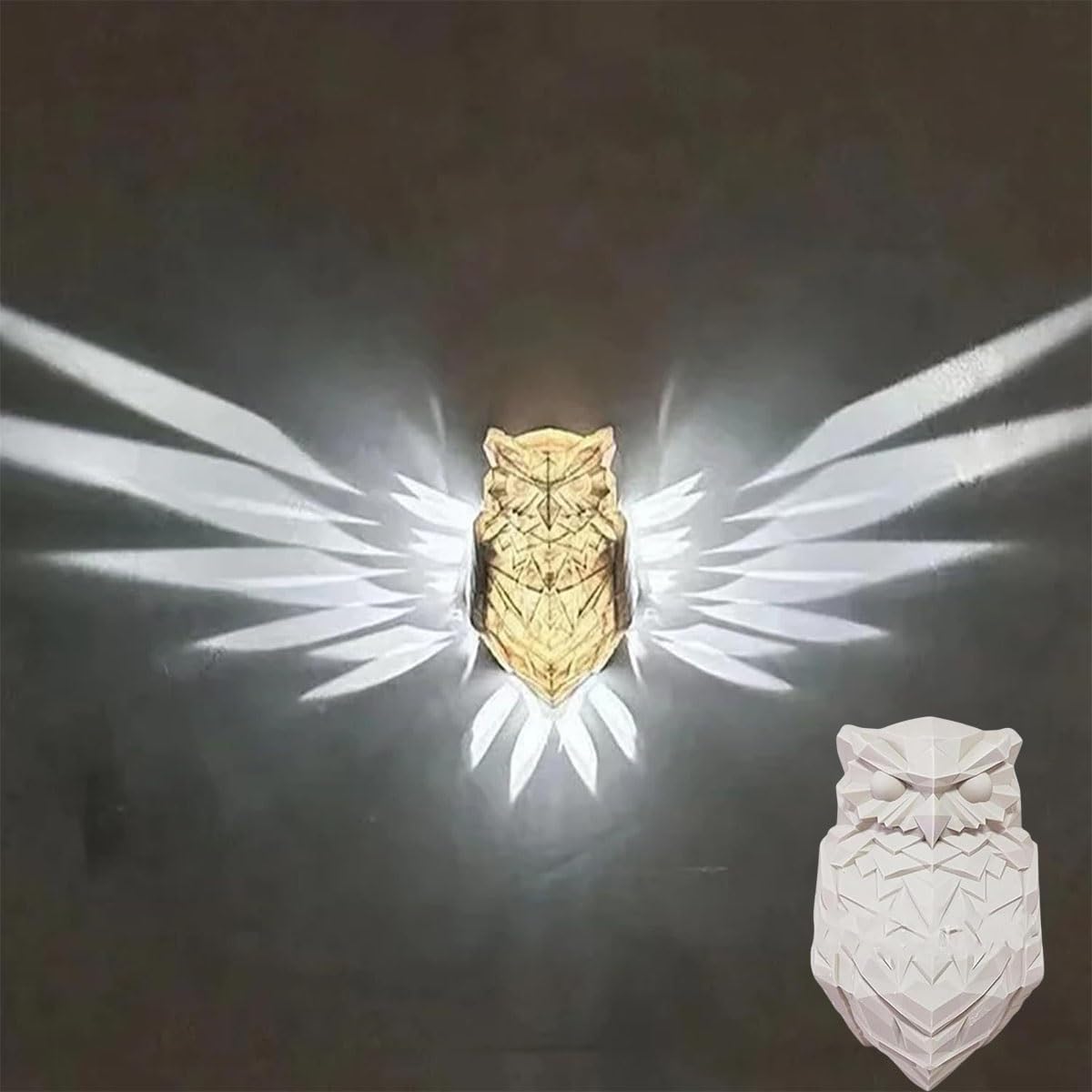 Bald Eagle Wall Light, 3D Animal Led Wall Light, Wall Light Owl,3D Printed Night Owl Wall Decoration,Eagle Shadow Lamp,3D Eagle