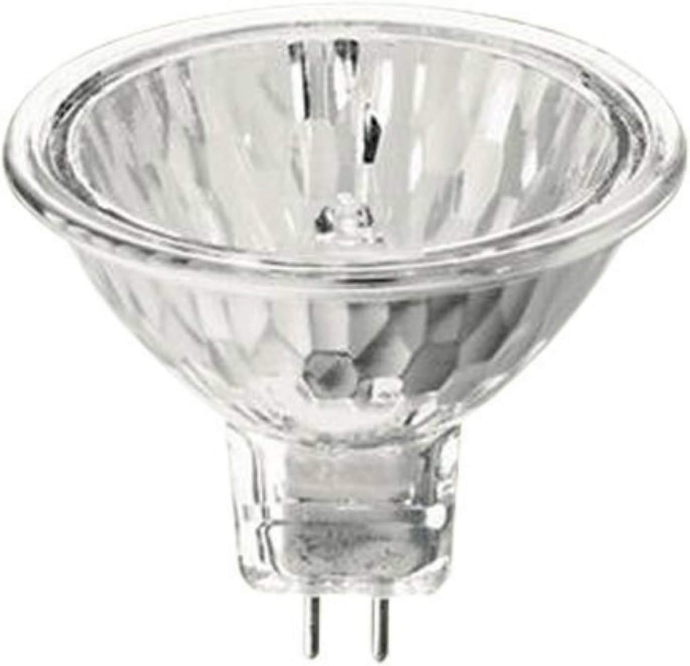 Philips Halogen Light Bulbs / Landscape Indoor or Outdoor Flood / Dimmable 50w Mr16 12v 2 Pin 36 Angle Gu5.3 Base (Pack of 5)