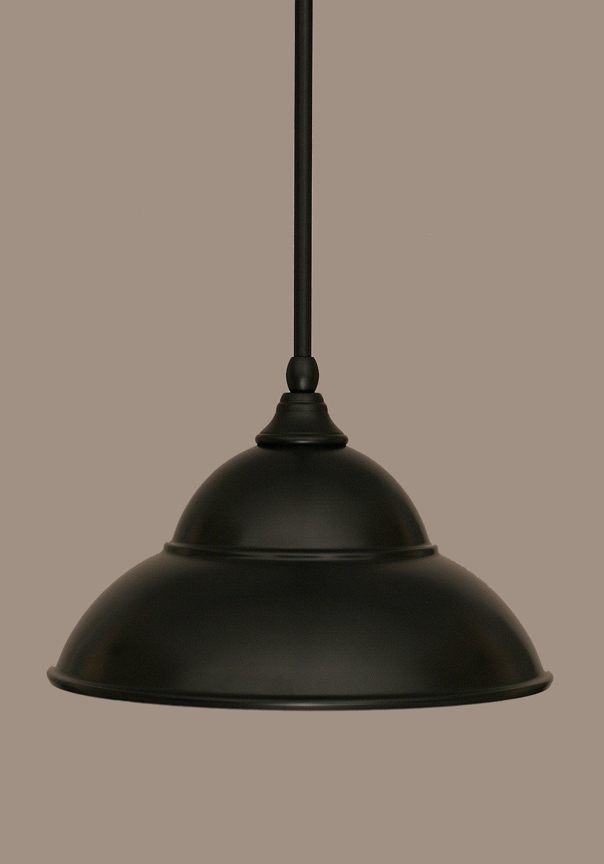 Toltec Lighting 1 Light Mini Pendant In Matte Black (23-Mb-428)