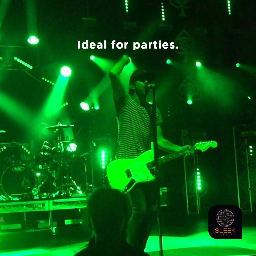 Sleeklighting Led A19 Green Light Bulb, 120 Volt - 3-Watt Energy Saving - Medium Base - Ul-Listed Led Bulb - Lasts More Than 20,000 Hours