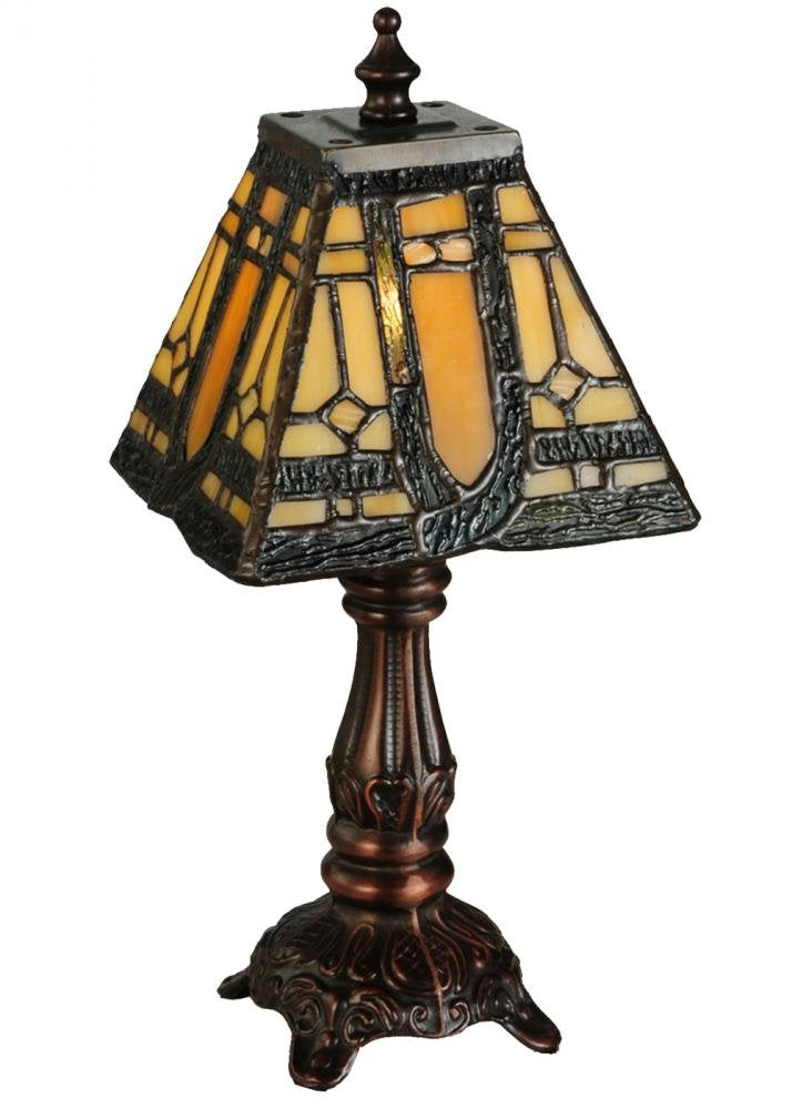 Meyda Tiffany Mini Lighting Fixture, Mahogany Bronze Finish, Model 142878, Metal Construction