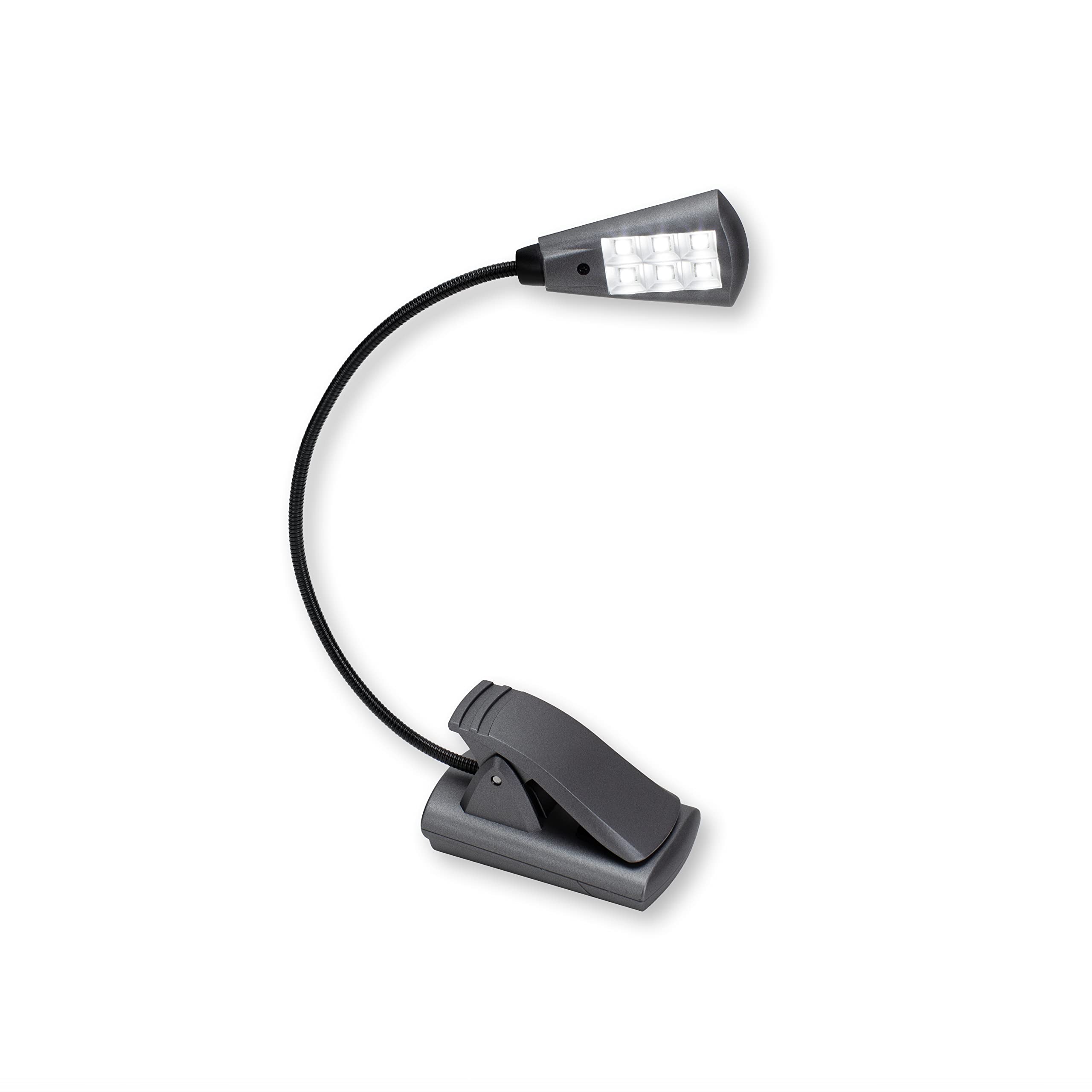 Carson Fl-66 Ultra Bright Adjustable 6 Led Book Light - Black Flex Neck Design