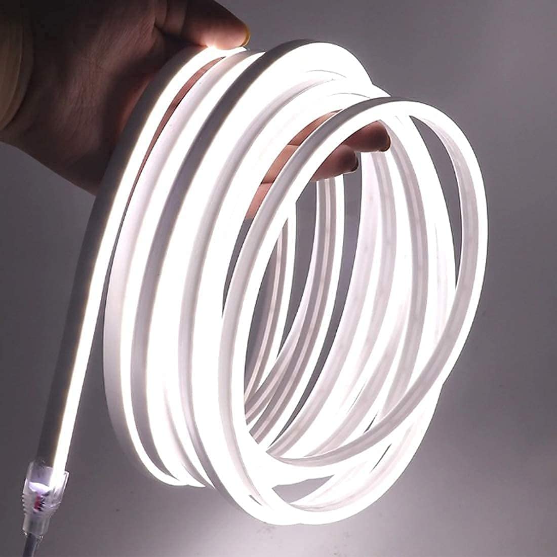C&K Neon LED Light Water Proof Bright COB Rope Strip Lighting Product uses for Home Decoration Bedroom Living Room Upstairs Chri