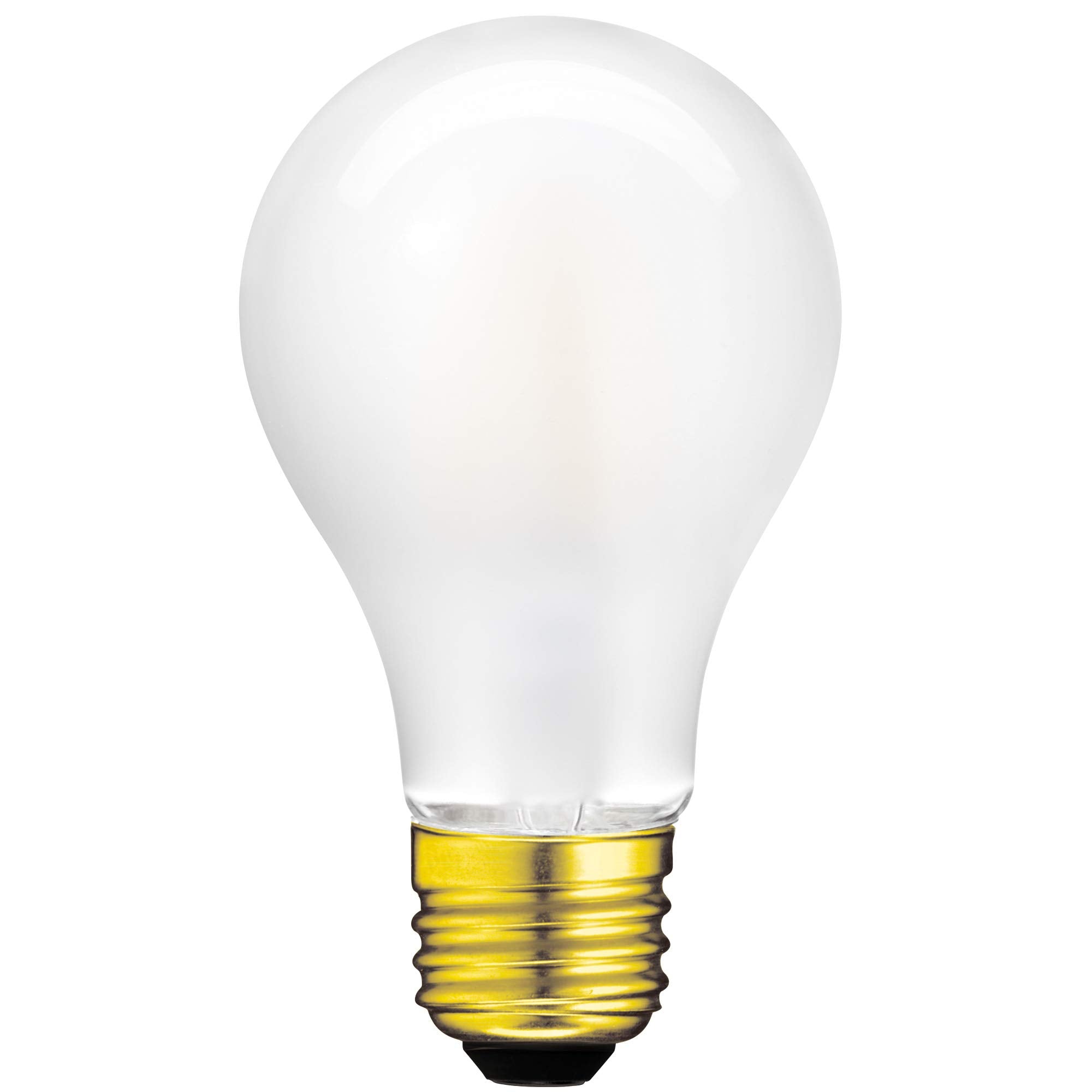 AGS AutoCraft 40W Silicone Coated Vibration Resistant Shop Light Bulb, 250 Lumens, Brass-Type Base, White, 5,000 Hour Life