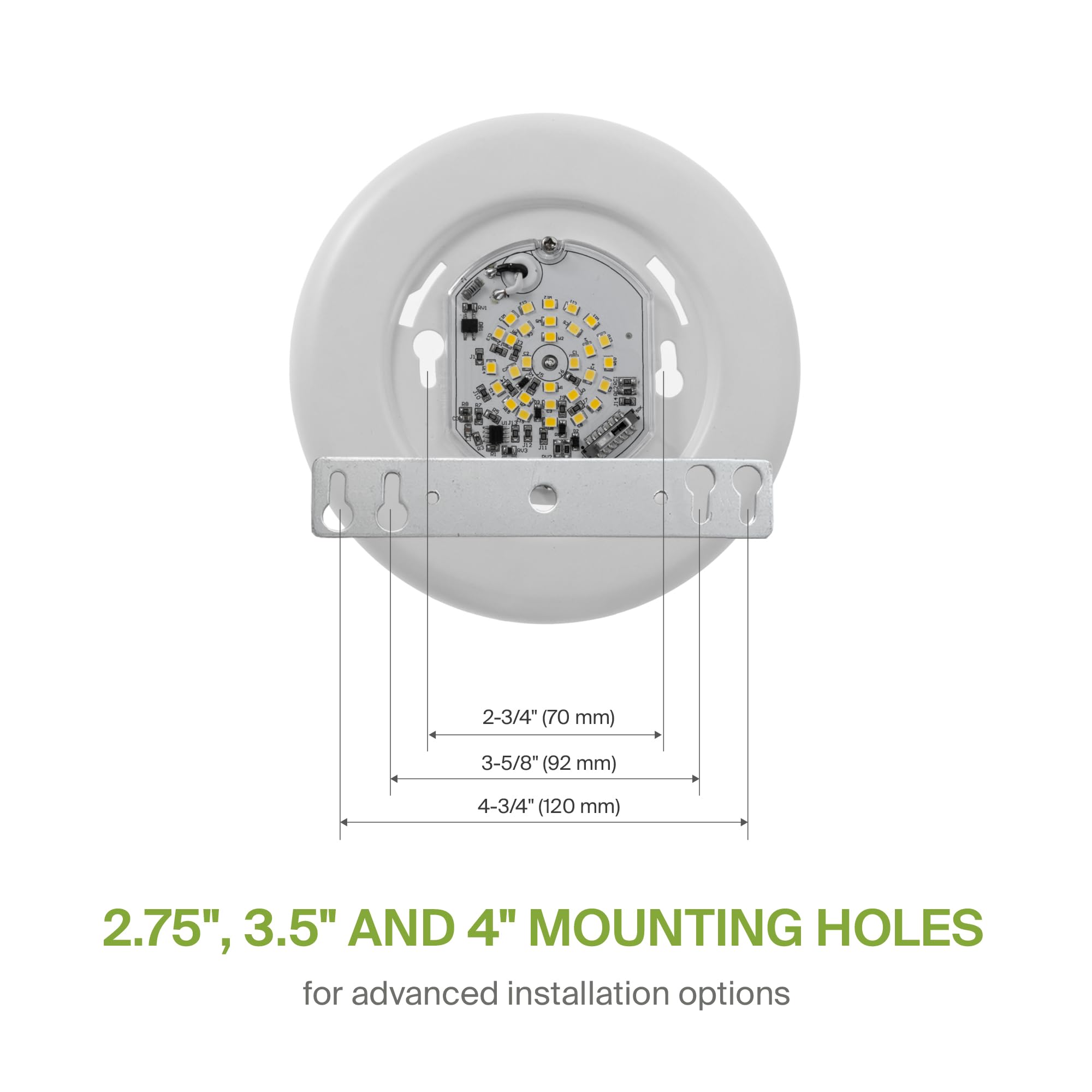 ASD 6 Pack LED Disk Lights, Dimmable 10W 4 Inch, White, CRI90+, Flush Mount Ceiling Fixture, Model ASD-LDS-4D10AC-WH