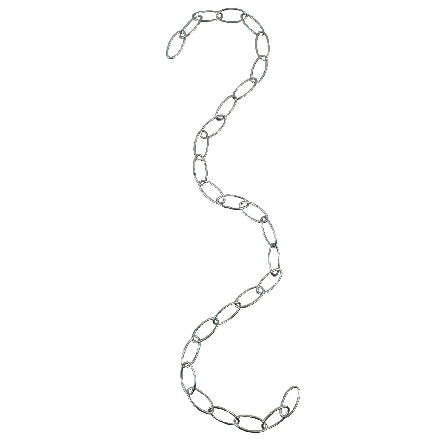 Blue Donuts Chrome Chain Extension, 36 Inches Long, Durable Metal, Strong Hold