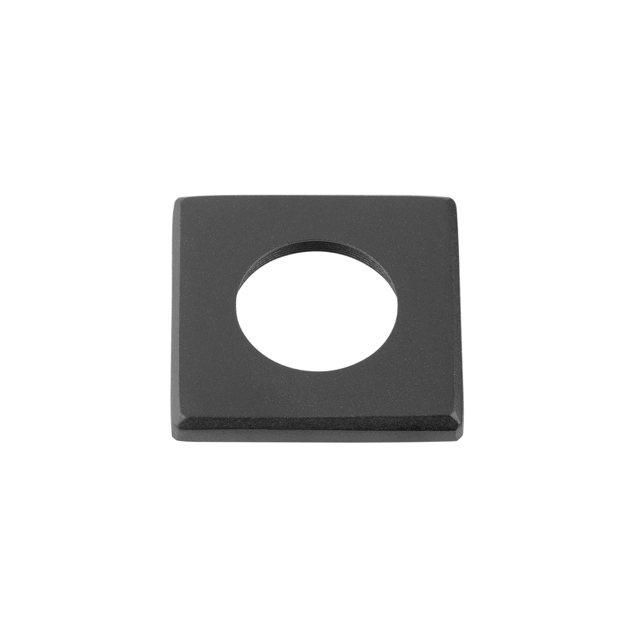 Kichler LED Mini All-Purpose Square Trim in Black Brass, Landscape Lighting, (2.5 x .25 x 2.5), 16147BKB
