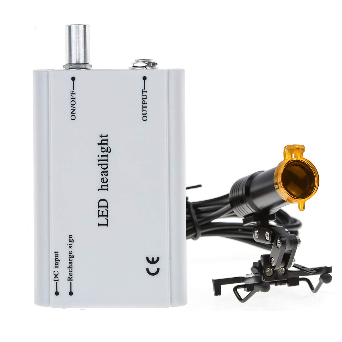5W Adjustable Clip On LED Plastic HeadLight LED HeadLamp for Binocular Loupes