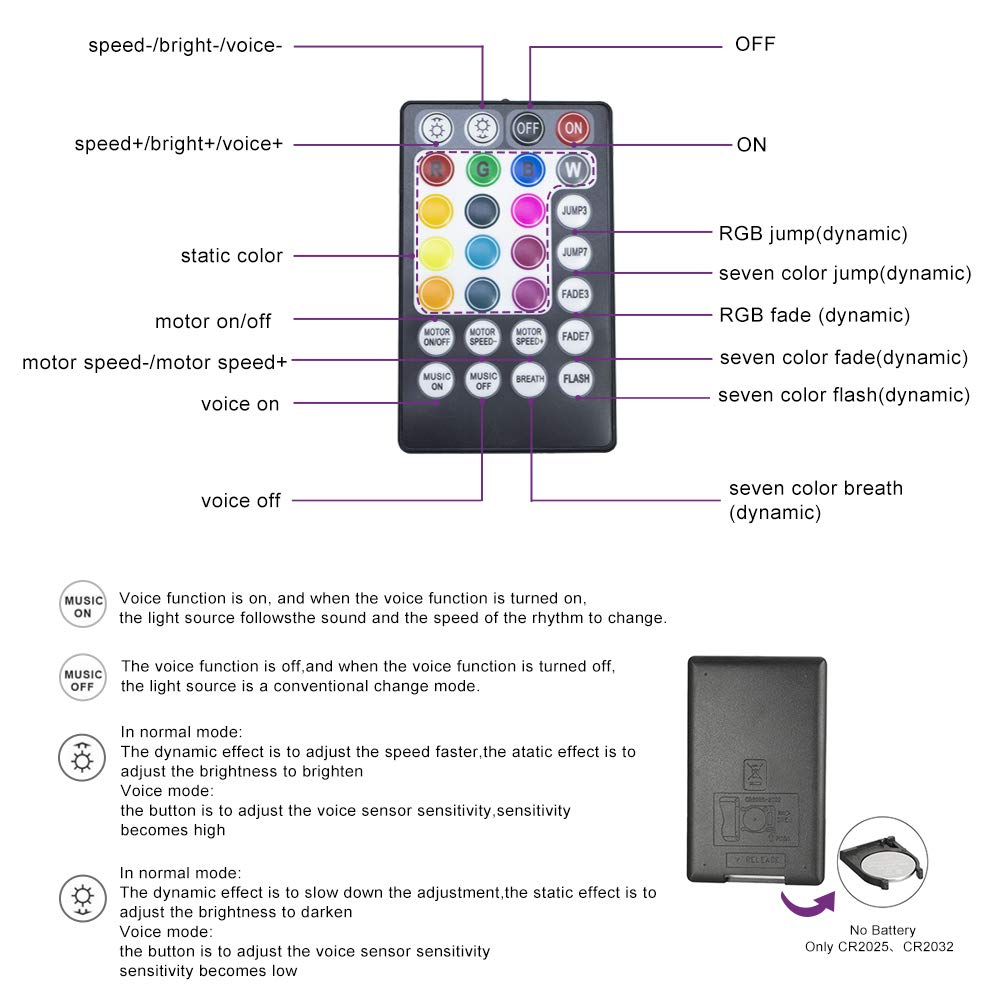 Amki 16W Twinkle Sound Mode Rgbw Light Source Engine Driver Remote/App Control Starlight Box Motor For Fiber Optic Star Ceiling