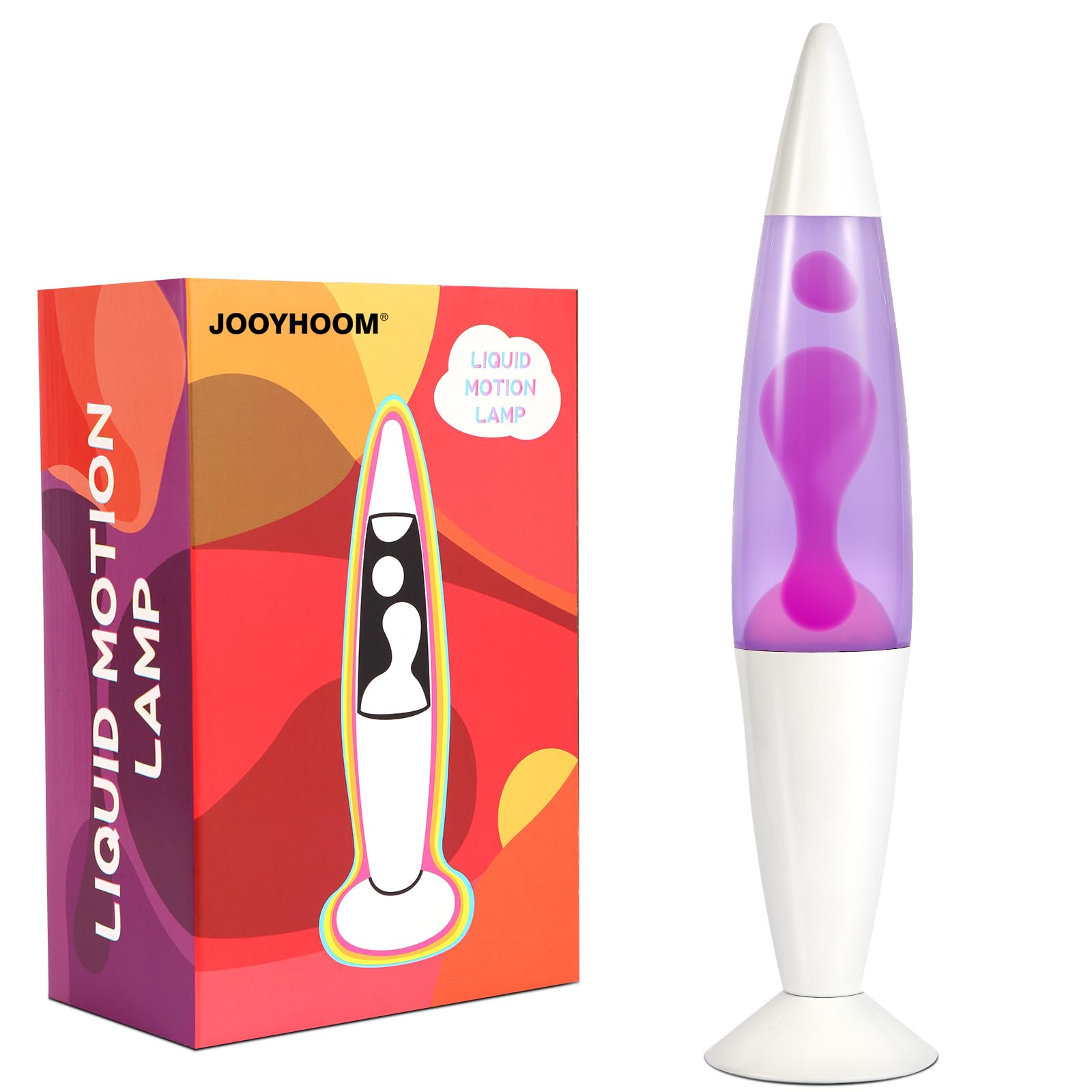 JOOYHOOM 16Inch Beautiful Liquid Lamp,Relaxing Night Light Home D  cor Motion Lamp for Living Room Office Bedroom Lamp for Adult