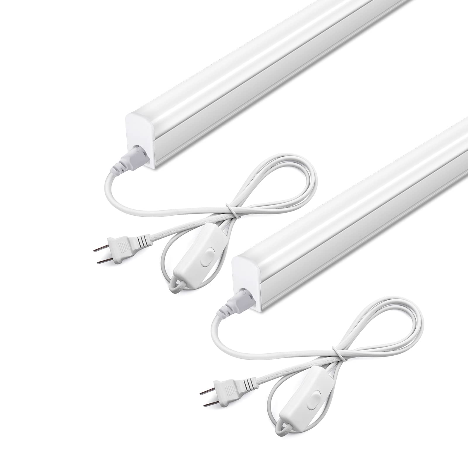 Leleju Led Under Cabinet Lighting, 1Ft, 5W, 6000K, 500Lm, Pack Of 