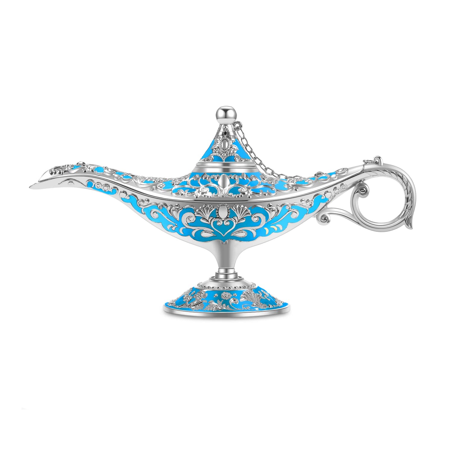 Gusnilo Vintage Aladdin Magic Lamp Genie Collector's Edition/Wedding Table Decoration,Collectable Rare Classic Arabian Props Ala