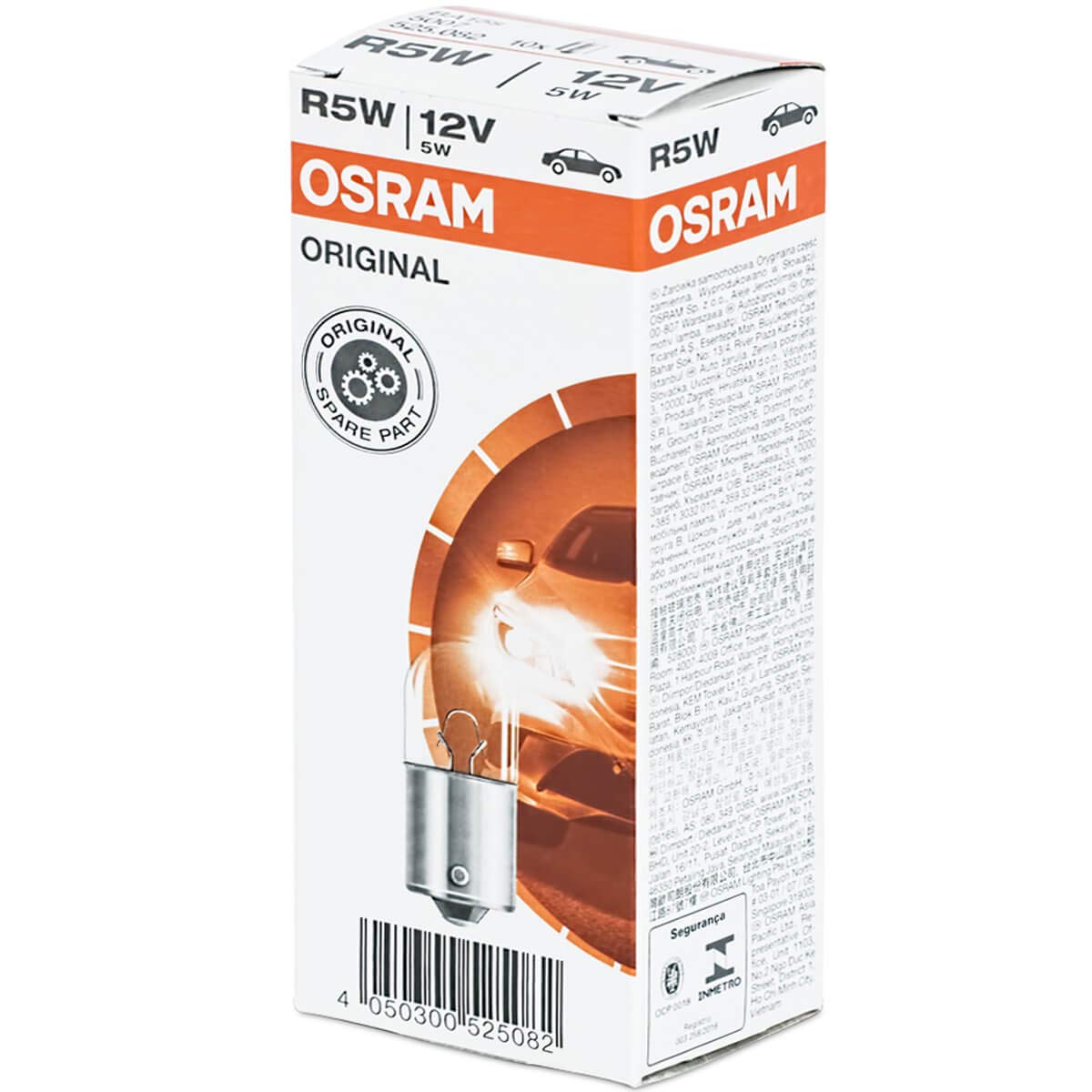 OSRAM SYLVANIA 5007 Miniature Bulb Pack of 10, Basic Model, Clear