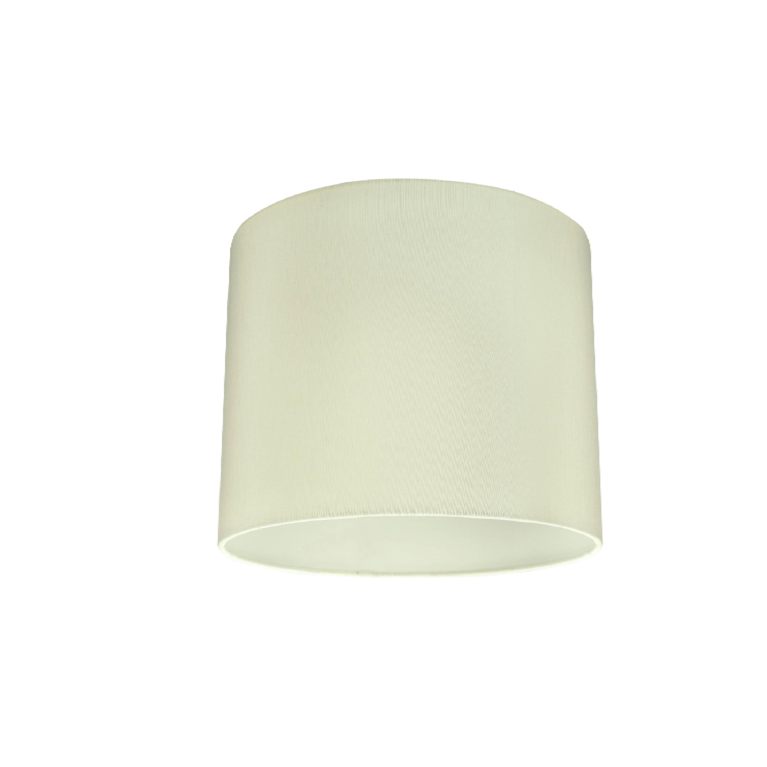 Aspen Creative 31090A Transitional Drum (Cylinder) Shaped Spider Construction Lamp Shade in Beige  12 Wide (12 x 12 x 10)