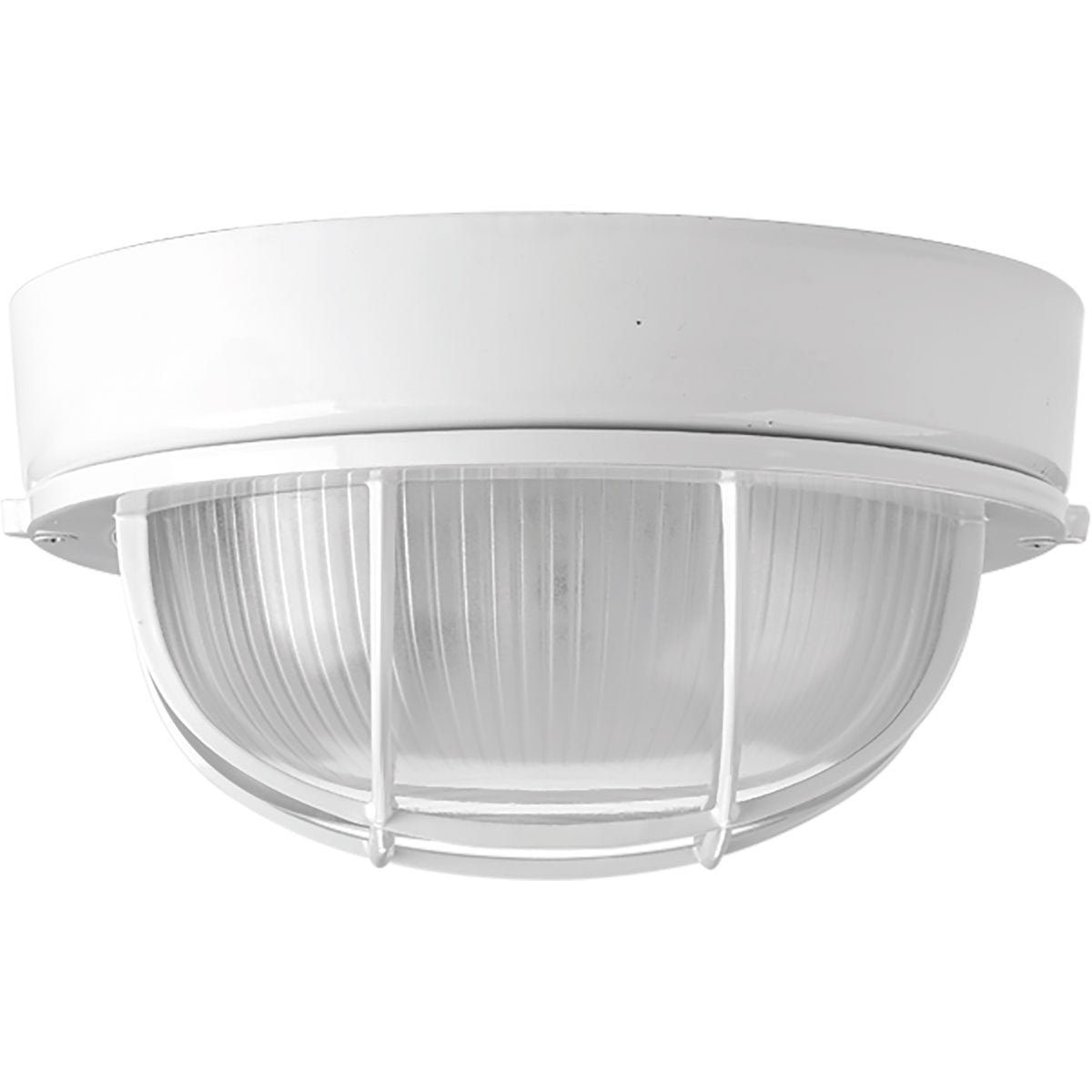 Progress Lighting P3709-30 One-Light Flush Mount, Antique Bronze, Medium Size, Aluminum Material, White Color