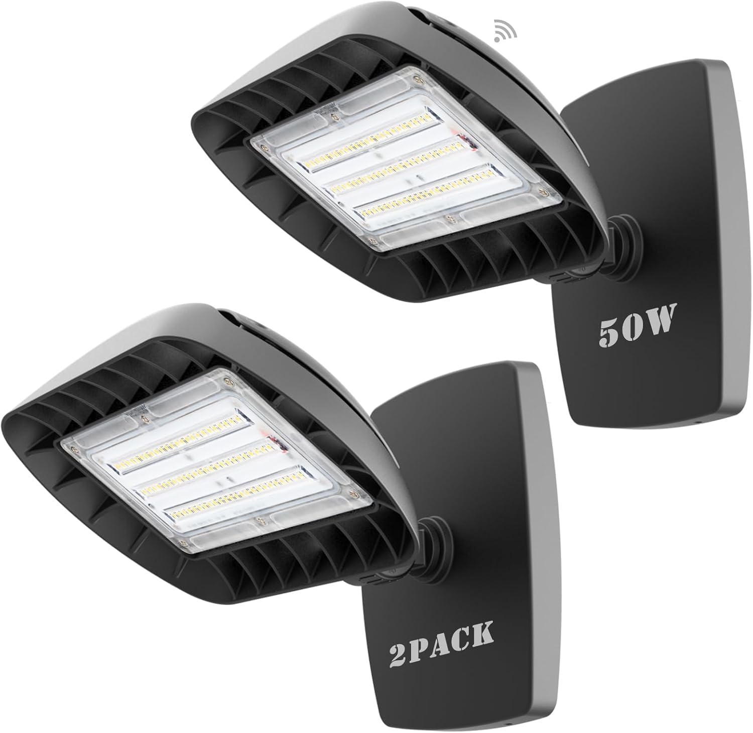 Lightdot 50W LED Flood Lights 2Pack, IP65 Waterproof, 7500LM, 5000K, Brown, Model LFL-06M-14