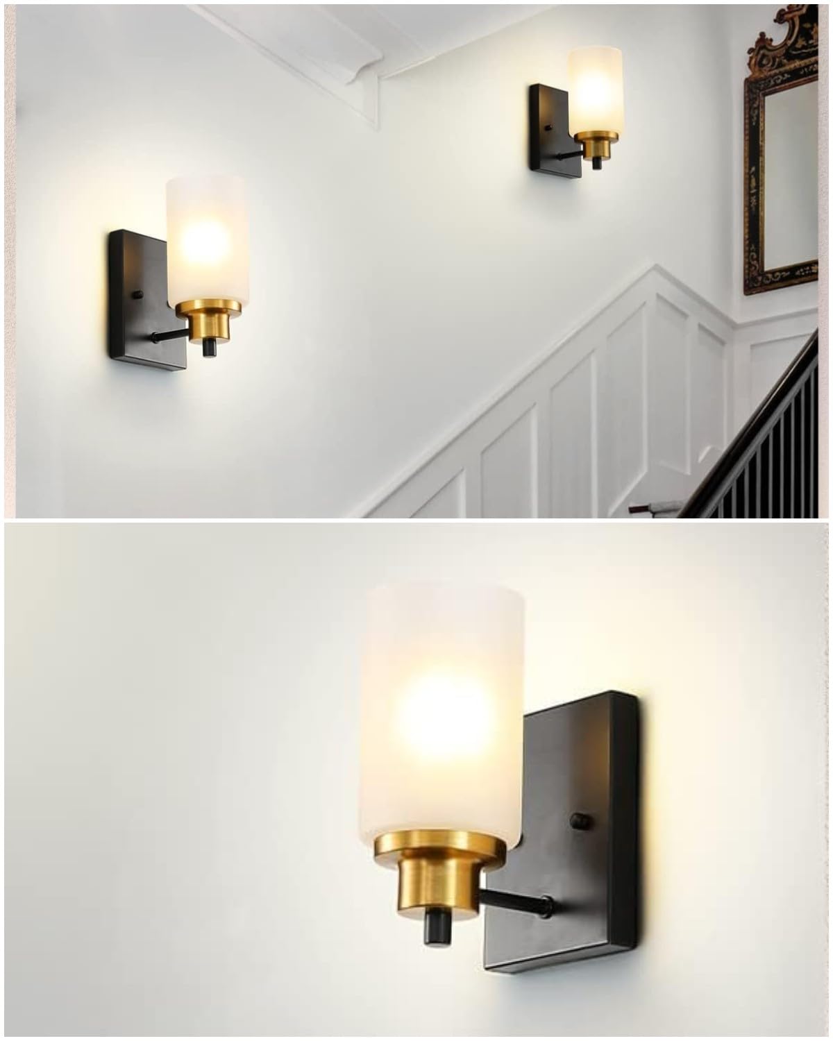 Piano 5-Pack White Frosted Glass Light Shade