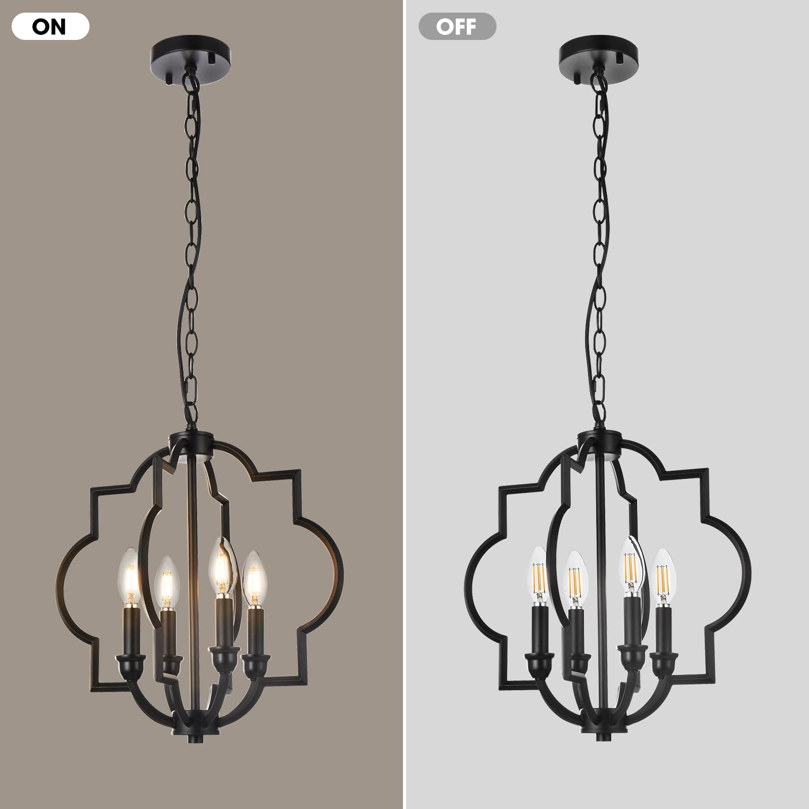 Acaner 5 Light Gold Orb Chandelier For Dining Room Over Table, 22'' Farmhouse Globe Pendant Light Fixtures, Rustic Ceiling Lamp