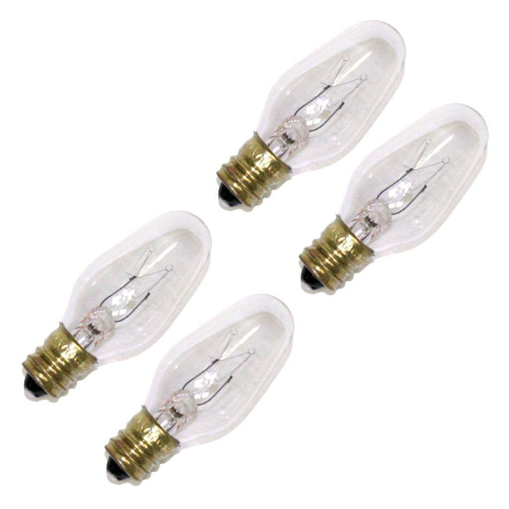 Westinghouse Clear Night Bulb, 7-Watt, 4-Pack, Model 37202, Ceramic Aluminum Oxide-Zirconia Alumina