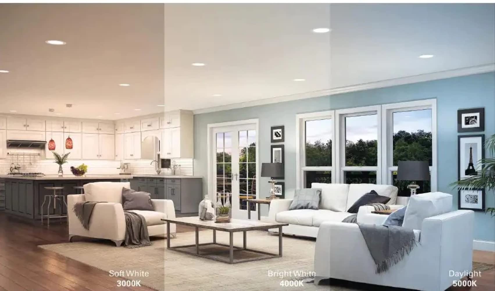 Hlbsl 6 In. Color Selectable New Construction Or Remodel Canless Recessed Integrated Led Kit