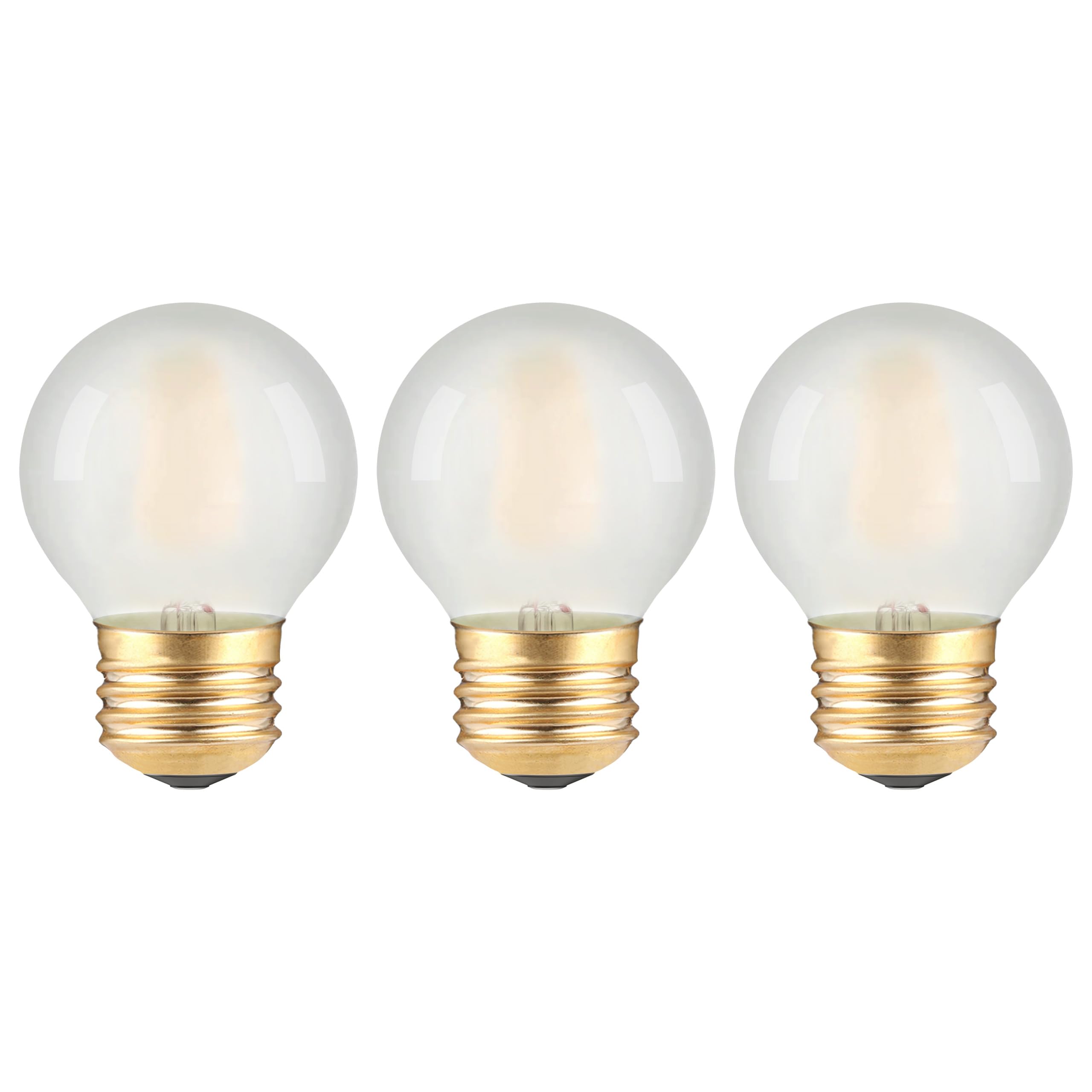 Dimmable Globe Frosted A15 Led Bulbs- 40 Watt Equivalent Ceiling Fan Light Bulbs- 4W Vintage E26 Edison Bulb 2700K Warm White- R