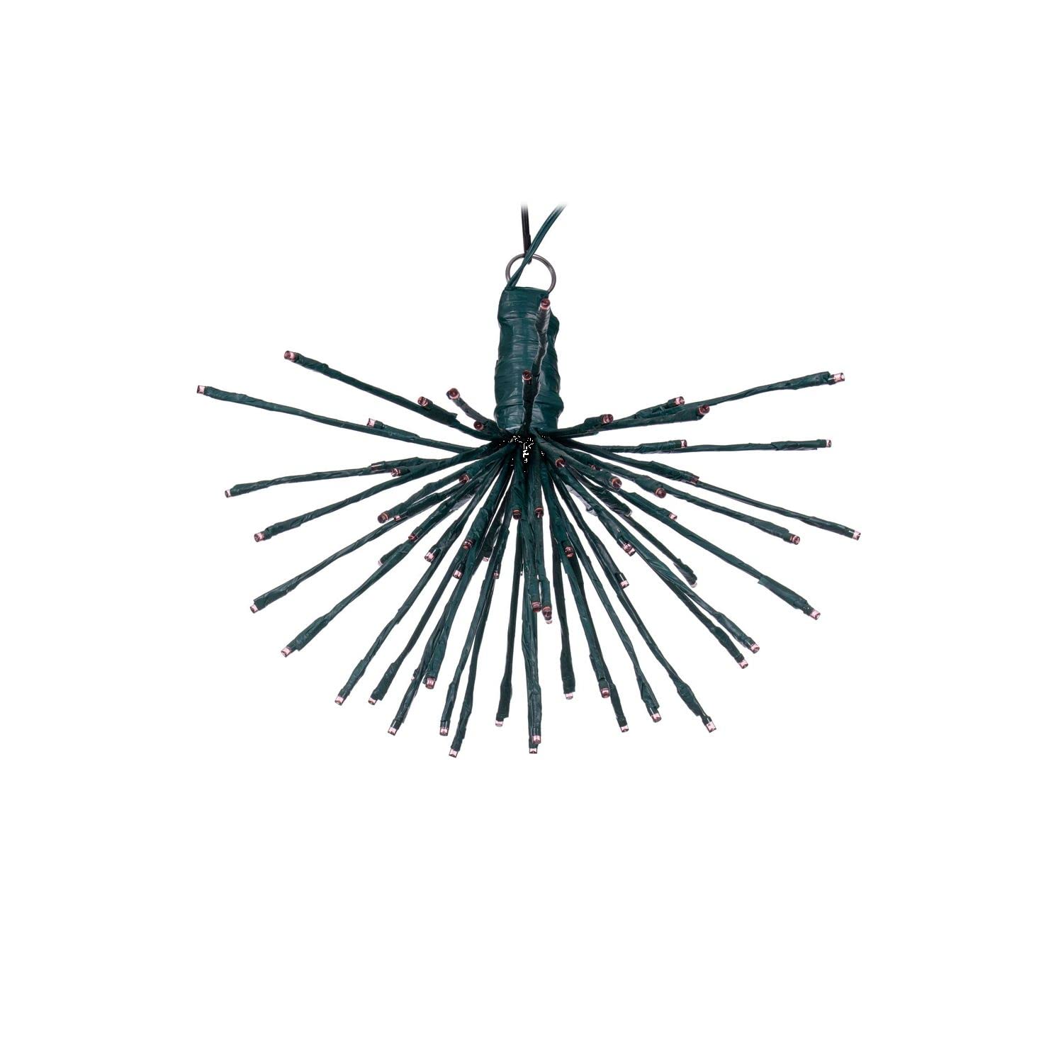 Vickerman 80Lt x 16&quot; Green Starburst Pink 5mm LED Lights.