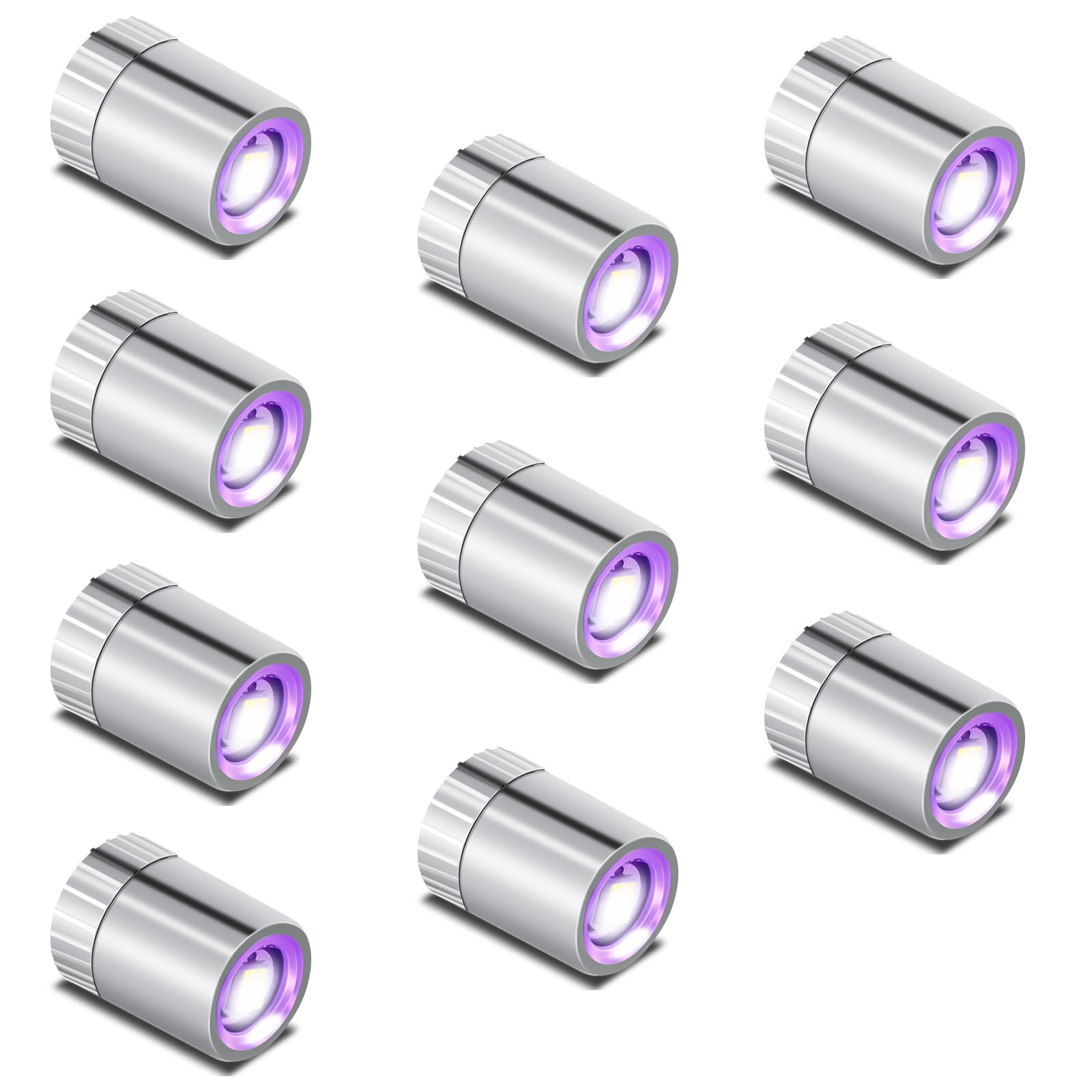 Mini Led Lights  10 Pcs Small Spotlight Battery Operated Tiny Smd Lamp  Miniature Led Light For Diy Hand Craft  Small Ssl Lights For Dollhouse  Action Figures  Toy Building (Purple)