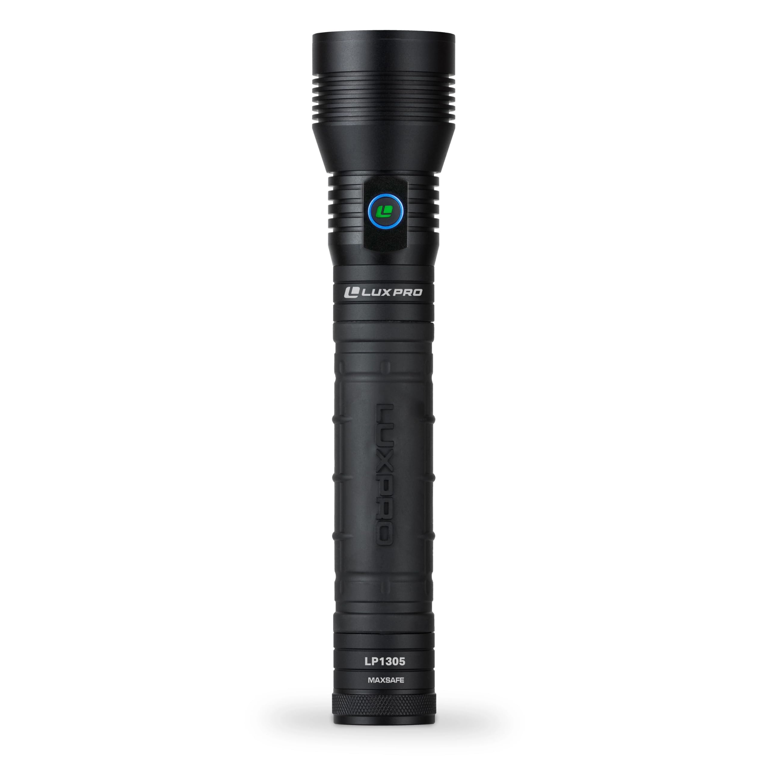 LUXPRO LP1305 High-Output, Long-Range Handheld Flashlight - 2000 Lumens - Battery-Powered LED Flashlight for Power Outages, Camp