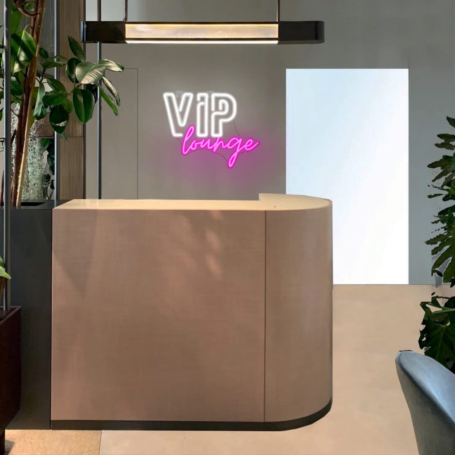 Horseneon Neon Sign for Wall Decor, USB Powered LED Light, Pink&White, Ideal for Bar, Cafe, Hotel, VIP Room, Home Decoration