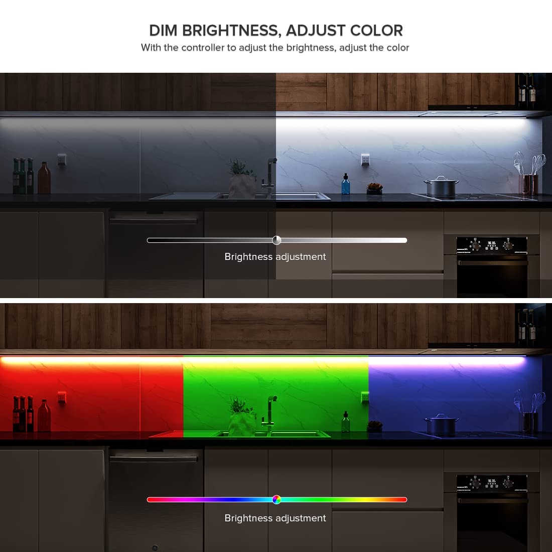 Fcob 9.86Ft Rgbw Cob Led Strip Light - 24V Color Changing Natural White, 12Mm Width, 896 Leds/M For Indoor Decoration