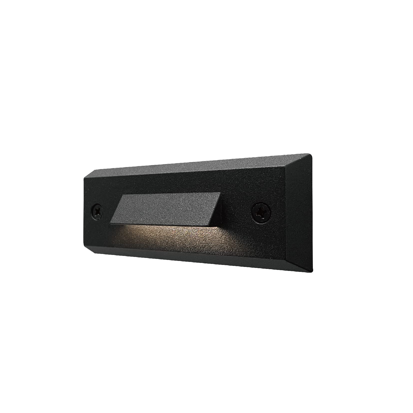 GKOLED Mini Size LED Landscape Step Lights, 9-15V AC/DC, 2700K, IP65, Waterproof, Die-cast Aluminum, 4 Pack