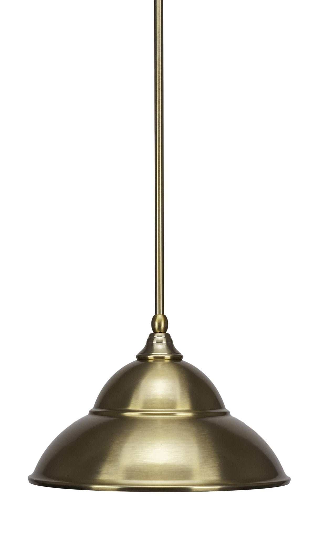 Toltec Lighting 1 Light Mini Pendant In New Age Brass (23-Nab-428)