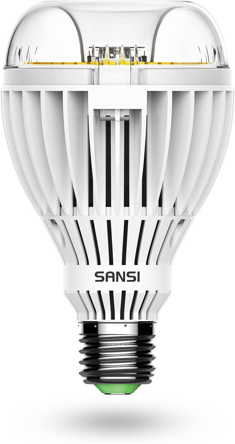 Sansi 350W Equivalent A21 Led Light Bulbs, 5500 Lumens 5000K Daylight Light Bulbs, Non-Dimmable E26 Bulb W/Ceramic Technology, 2
