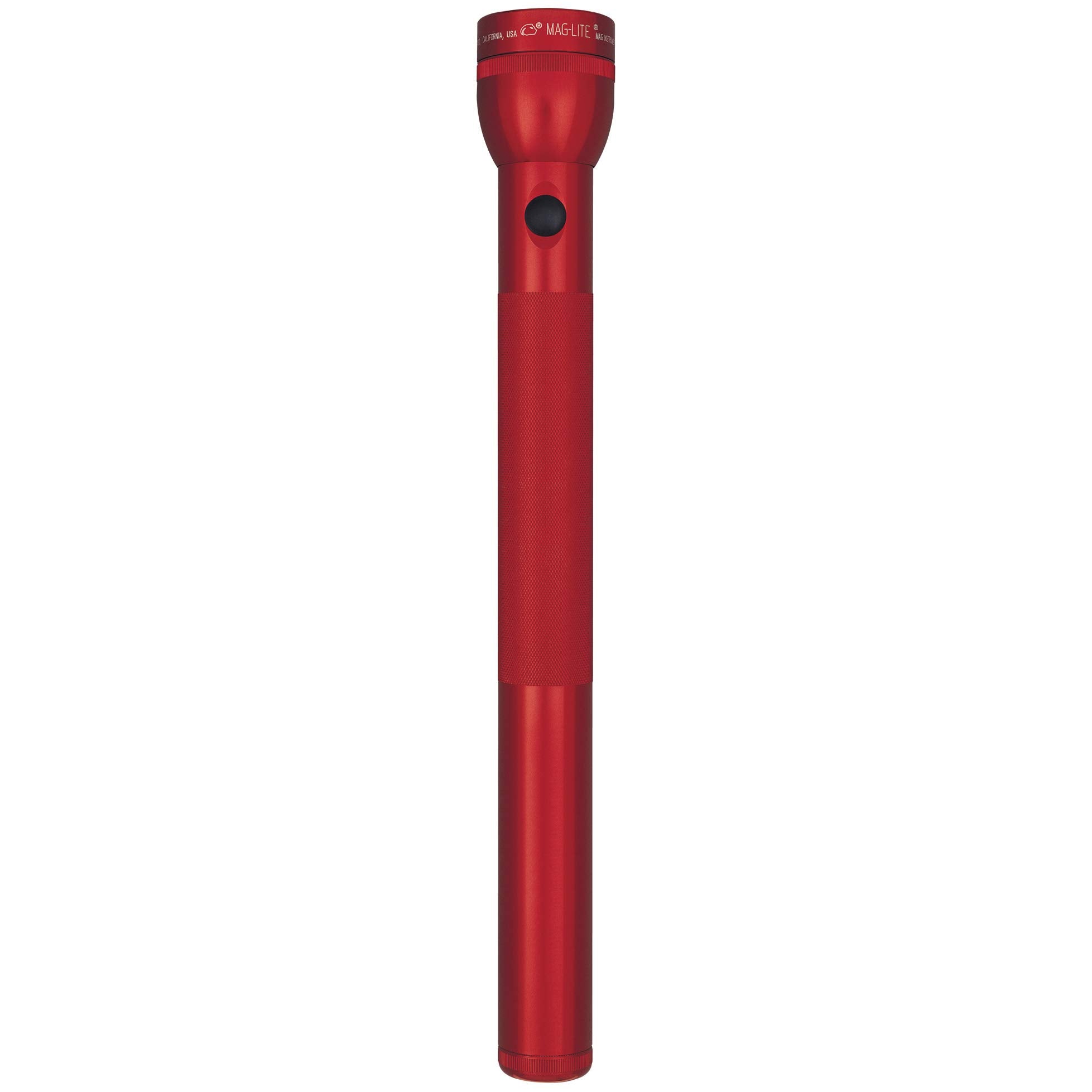 Maglite Heavy-Duty Incandescent 5-Cell D Flashlight In Display Box, Red