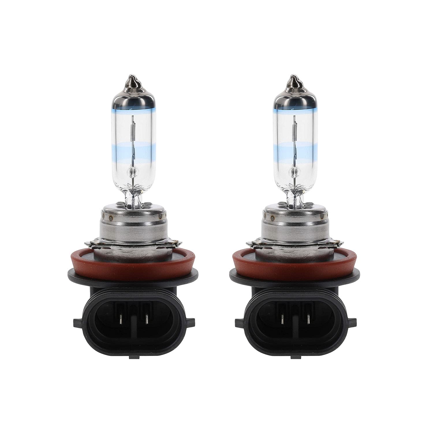 Philips Automotive H11 NightGuide Platinum Headlight Bulb, Pack of 2, White, Model H11NGPS2