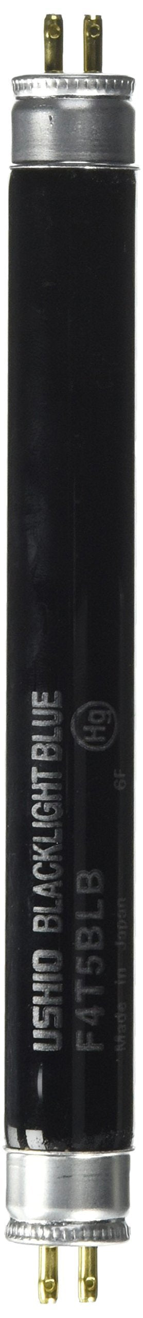 Ushio BC4092 3000106 Light Bulb, 4.5W T5 Miniature Bi Pin G5 Base Fluorescent - UV Lamp - 368 NM (F4T5BLB)
