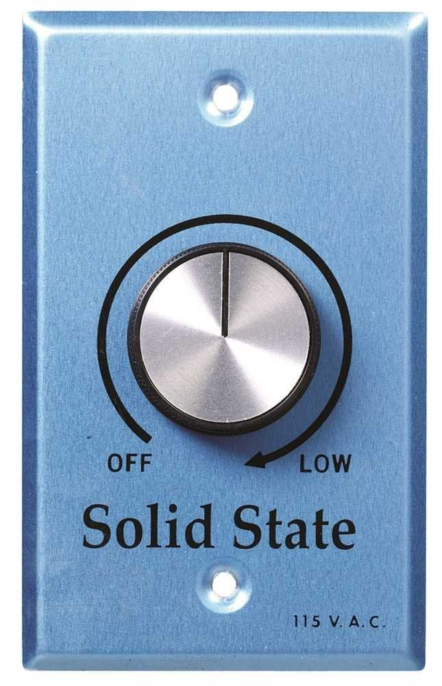 Fantech 5ACC03SC Speed Control, 3 Amp