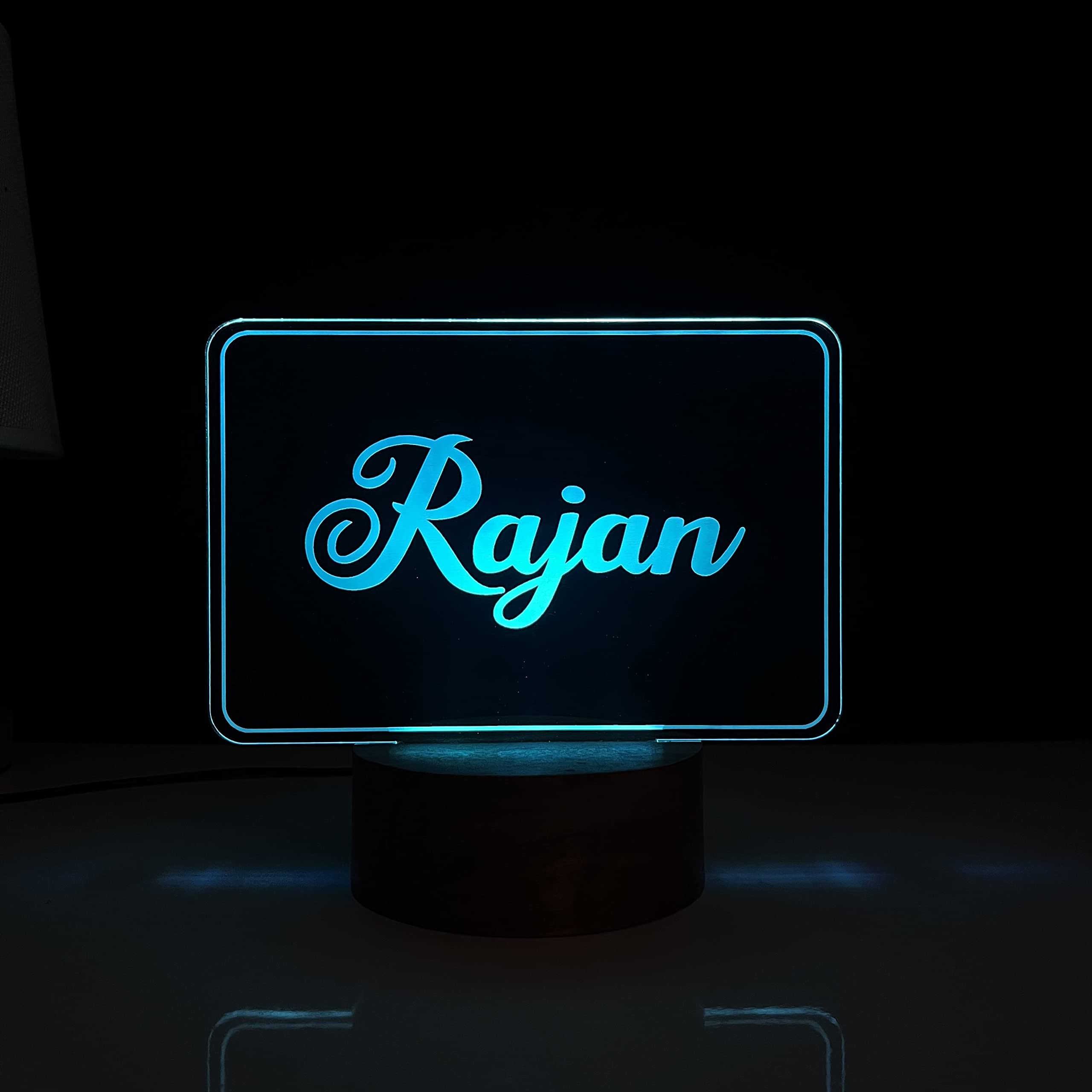 WOWOOD Anniversary Gift for Couple Wedding Gift Lamp Love Night Light (Name Lamp)