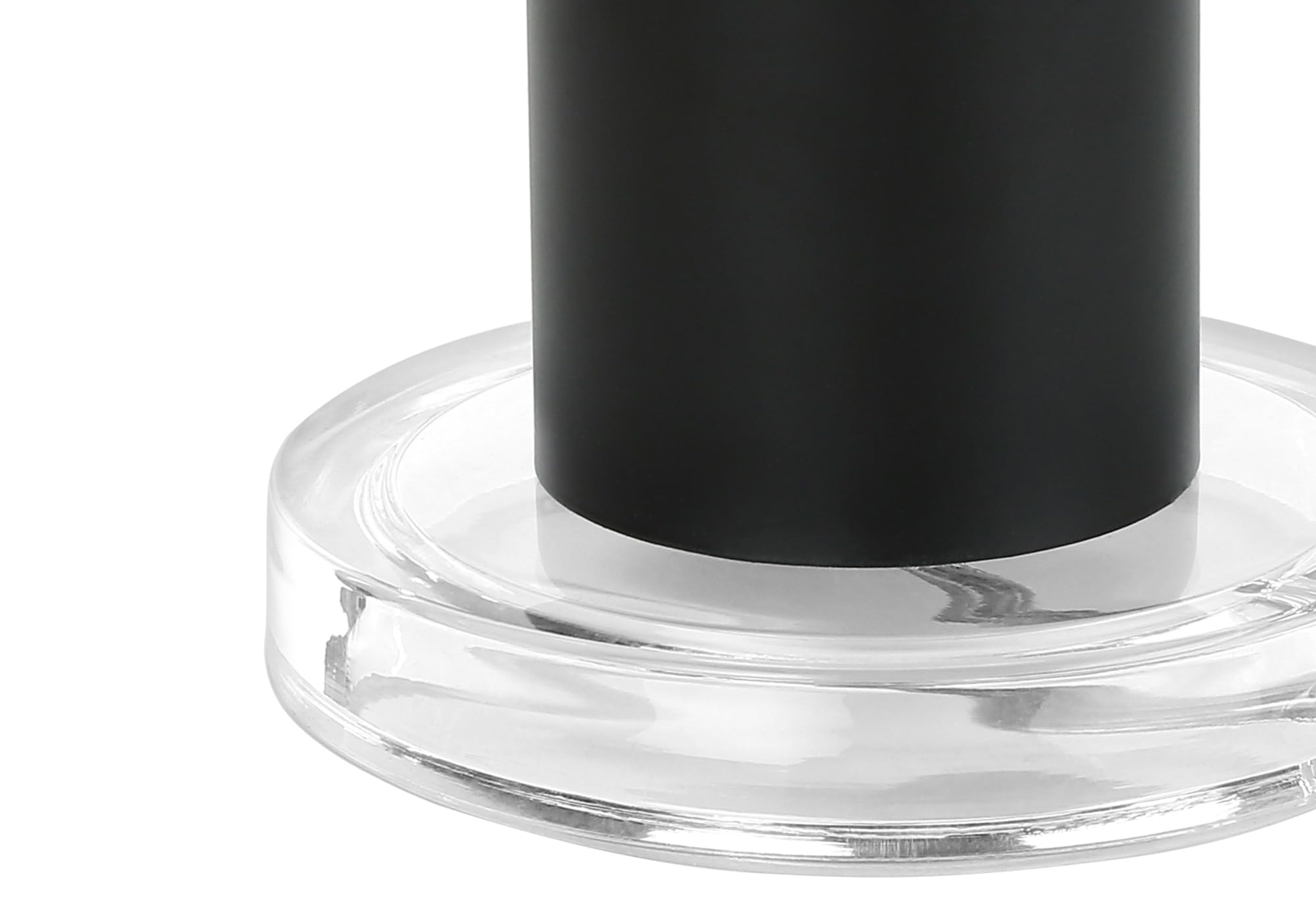 Monarch Specialties Table Lamp, Contemporary Black Metal, 28in H, 15in L x 15in W, Model I 9658