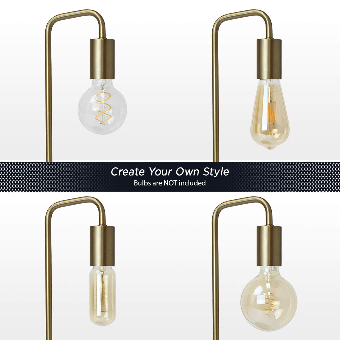 O?Right Industrial Desk Lamp, 100% Metal Lamp, Ul Certified Ceramic E26 Socket, Minimalist Design For Home Decoration, Table Lam