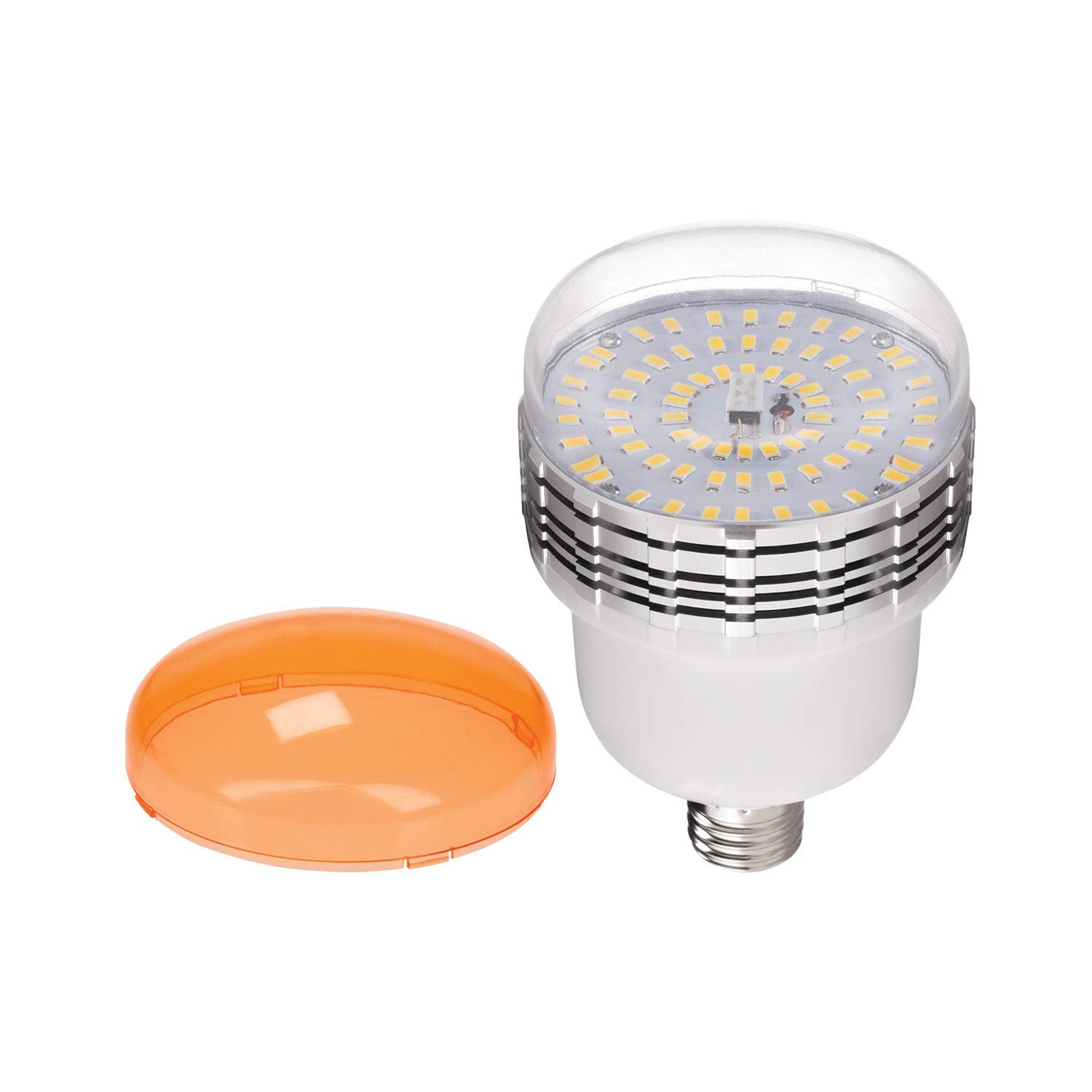 Westcott 45W Dimmable Daylight LED Bulb with Tungsten Gel Cap and Remote for Photography and Video
